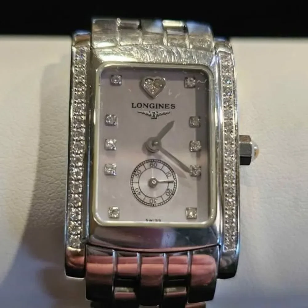 Longines Dolcevita Pink & Diamond 20MM ladies preloved watch